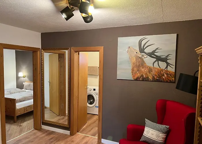 شقة Steinbock Terrasse, Gartensauna, Garten, Grillplatz ستام